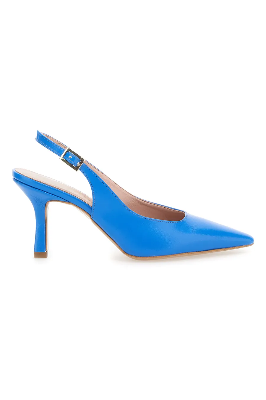 Slingback Pittarello 0018 Bluette con tacco medio