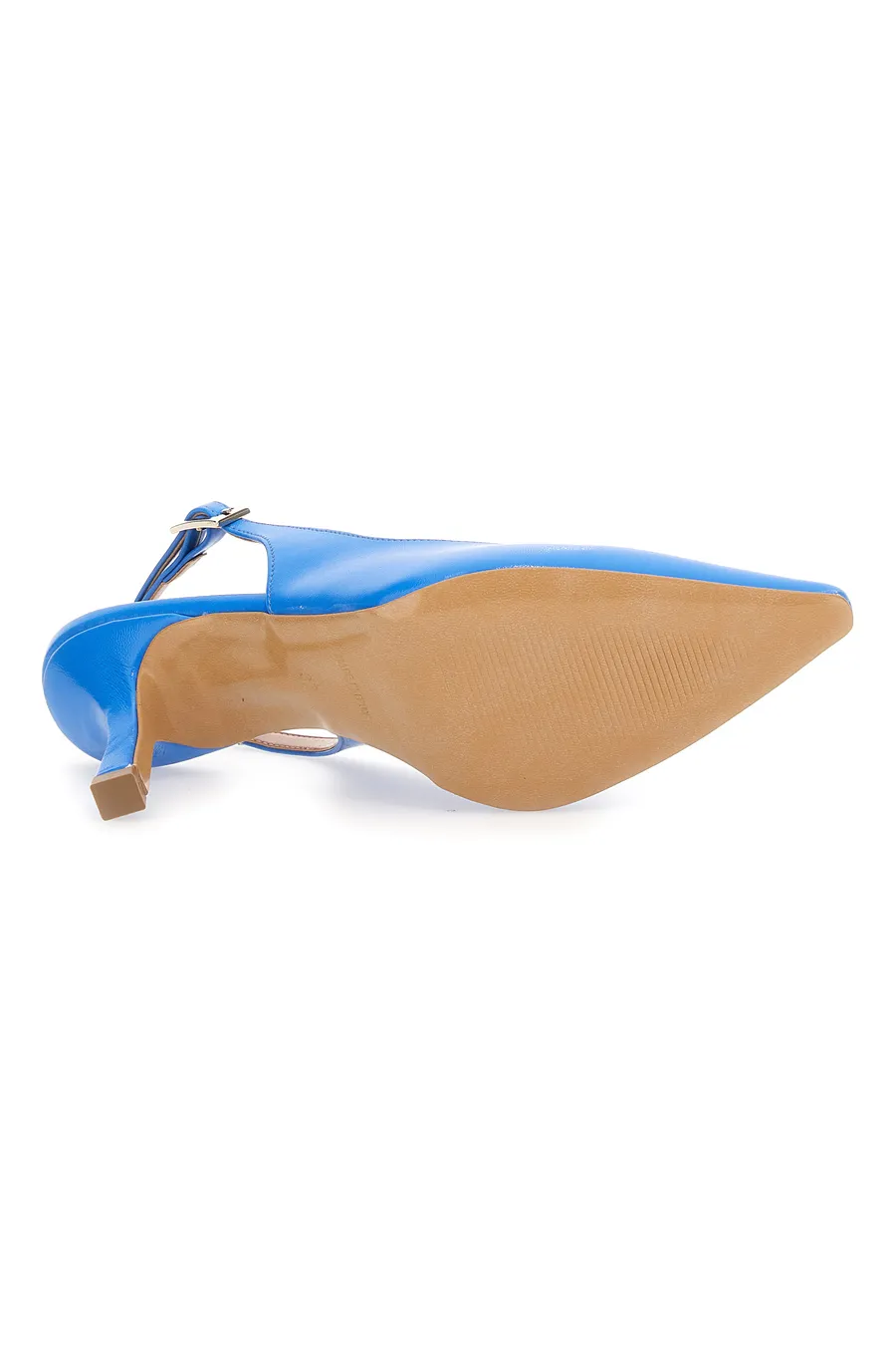 Slingback Pittarello 0018 Bluette con tacco medio