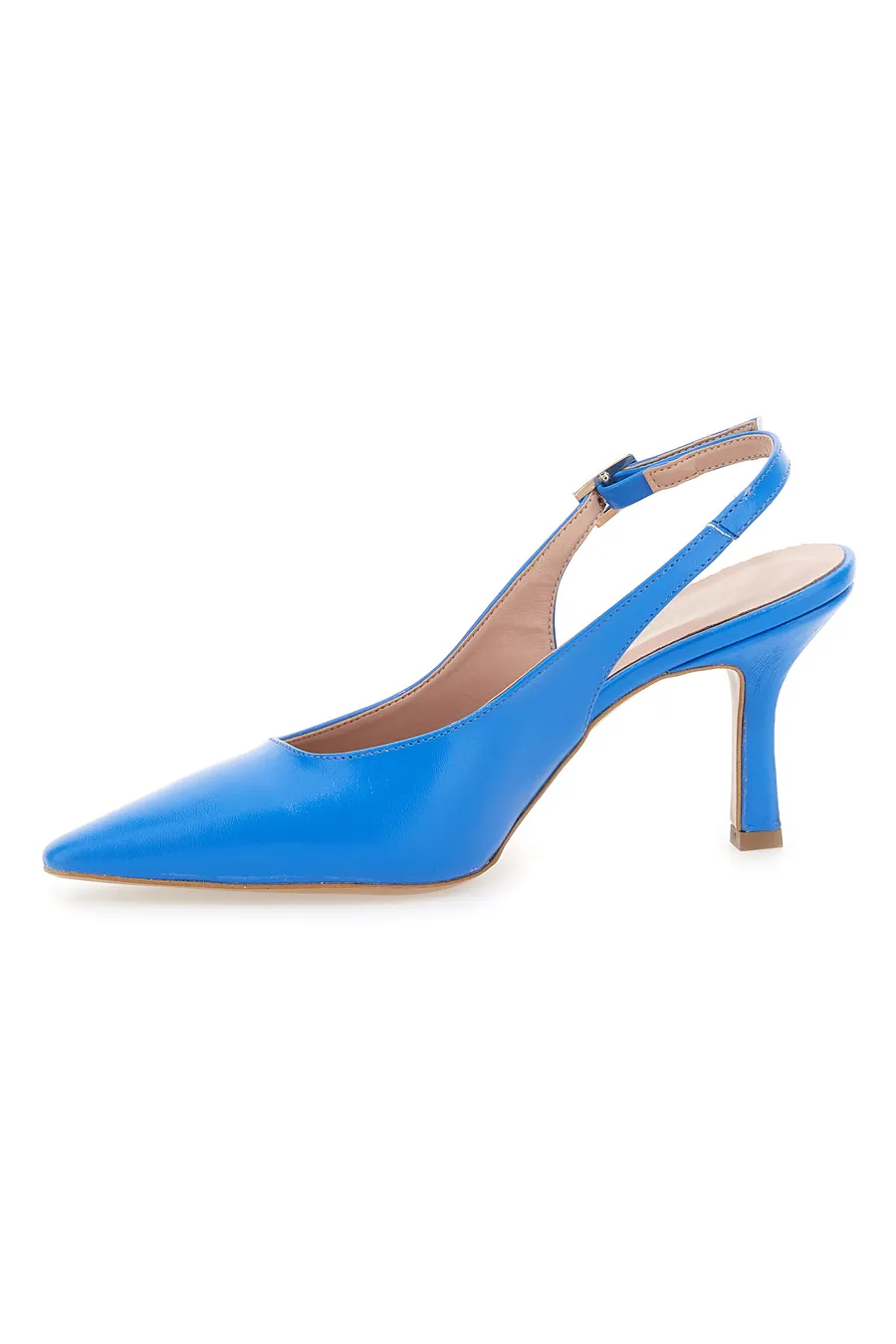 Slingback Pittarello 0018 Bluette con tacco medio