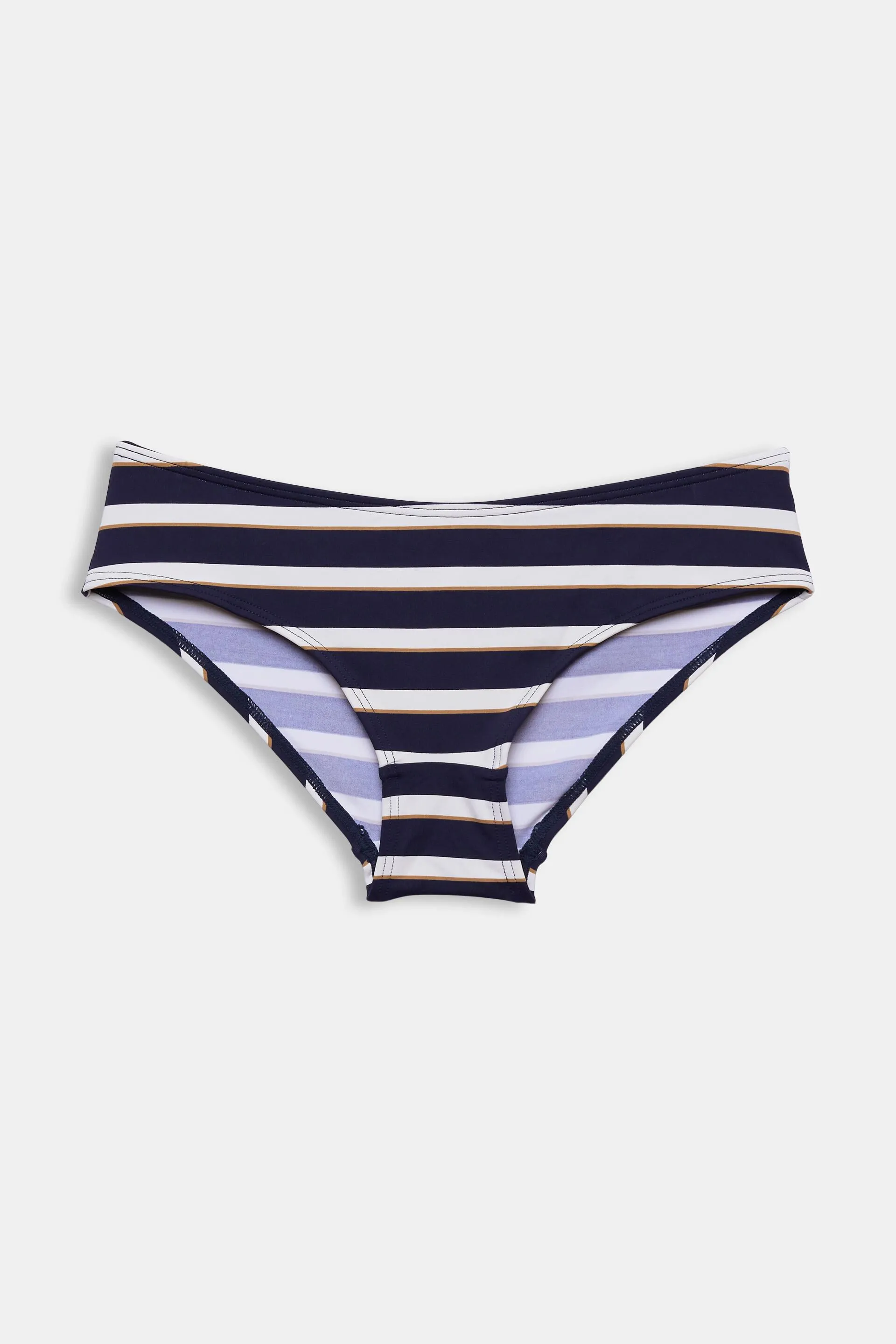 Slip da bikini a vita bassa e a righe