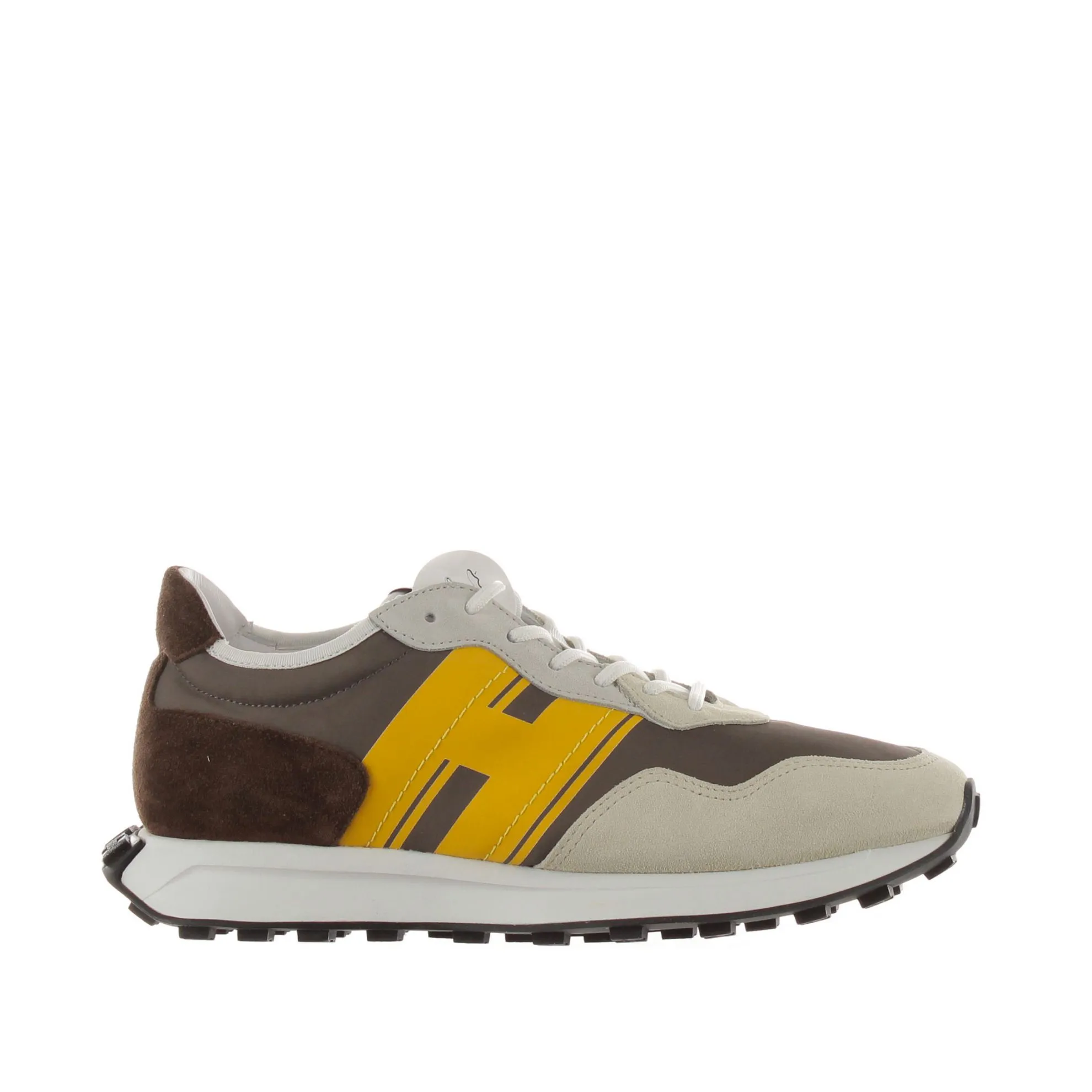 Sneaker h601 in suede e tessuto tecnico