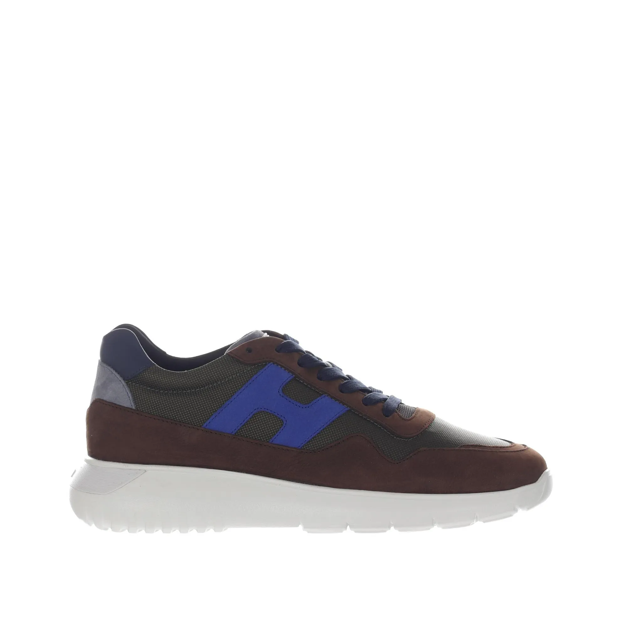 Sneaker interactive³ in camoscio e tessuto tecnico