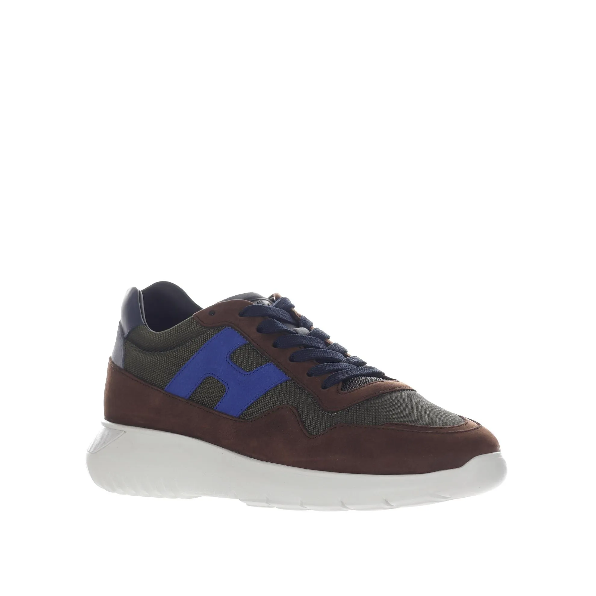 Sneaker interactive³ in camoscio e tessuto tecnico