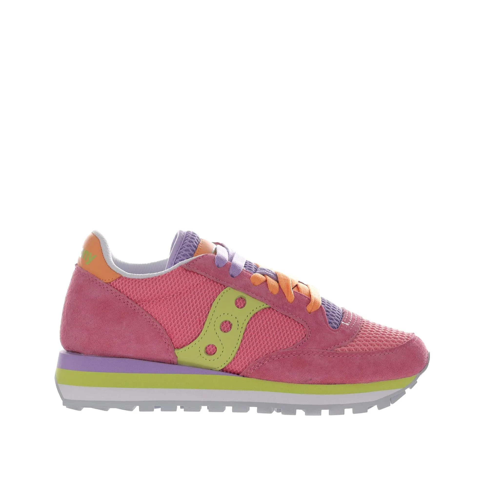 Sneaker jazz triple in camoscio e tessuto tecnico