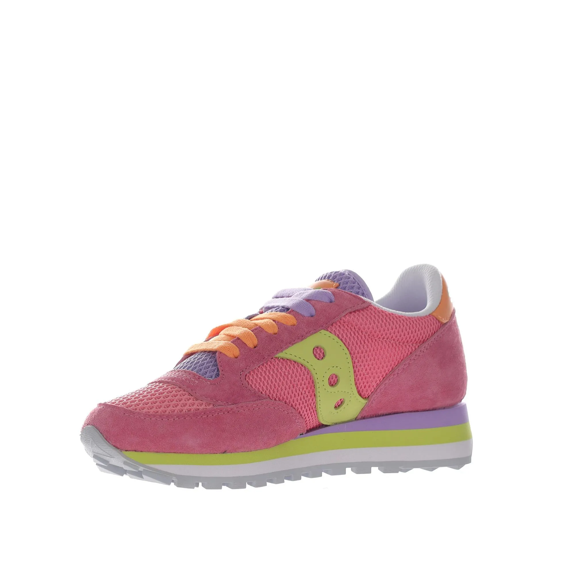 Sneaker jazz triple in camoscio e tessuto tecnico