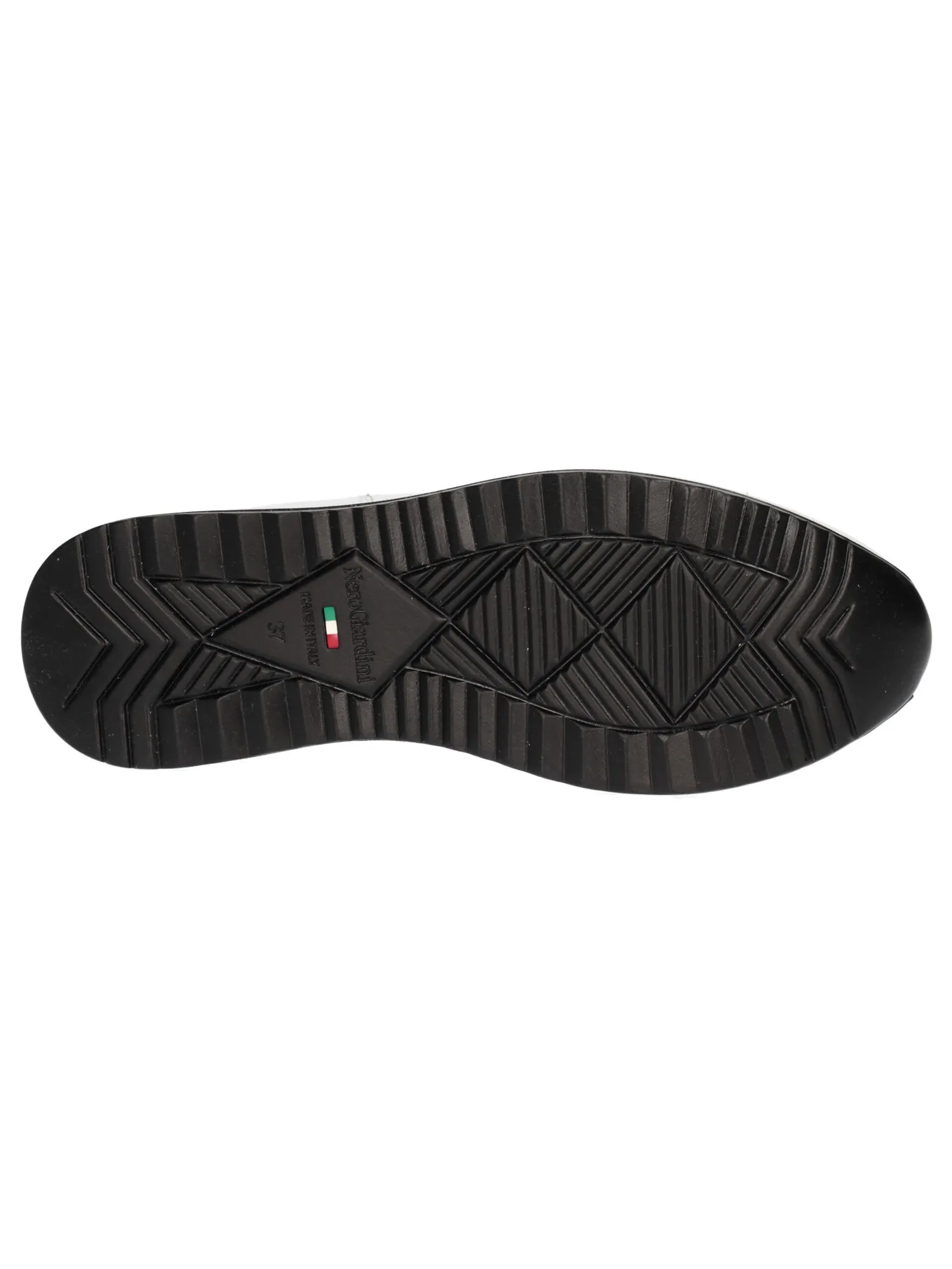Sneaker platform Nero Giardini da donna bianca