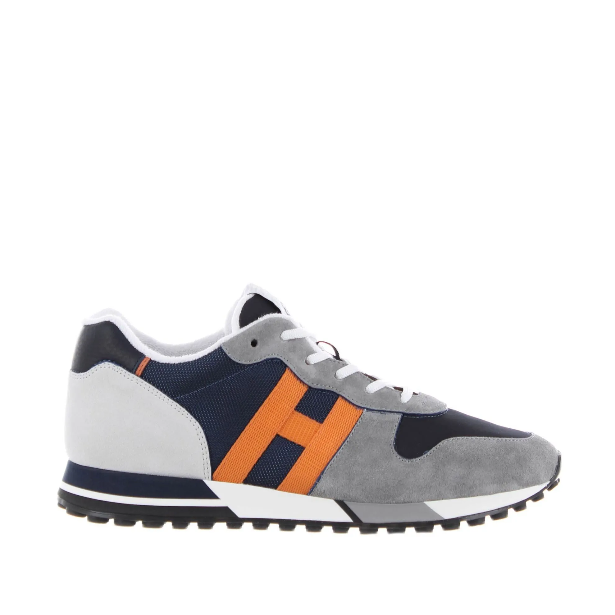 Sneakers h383 in suede e tessuto tecnico