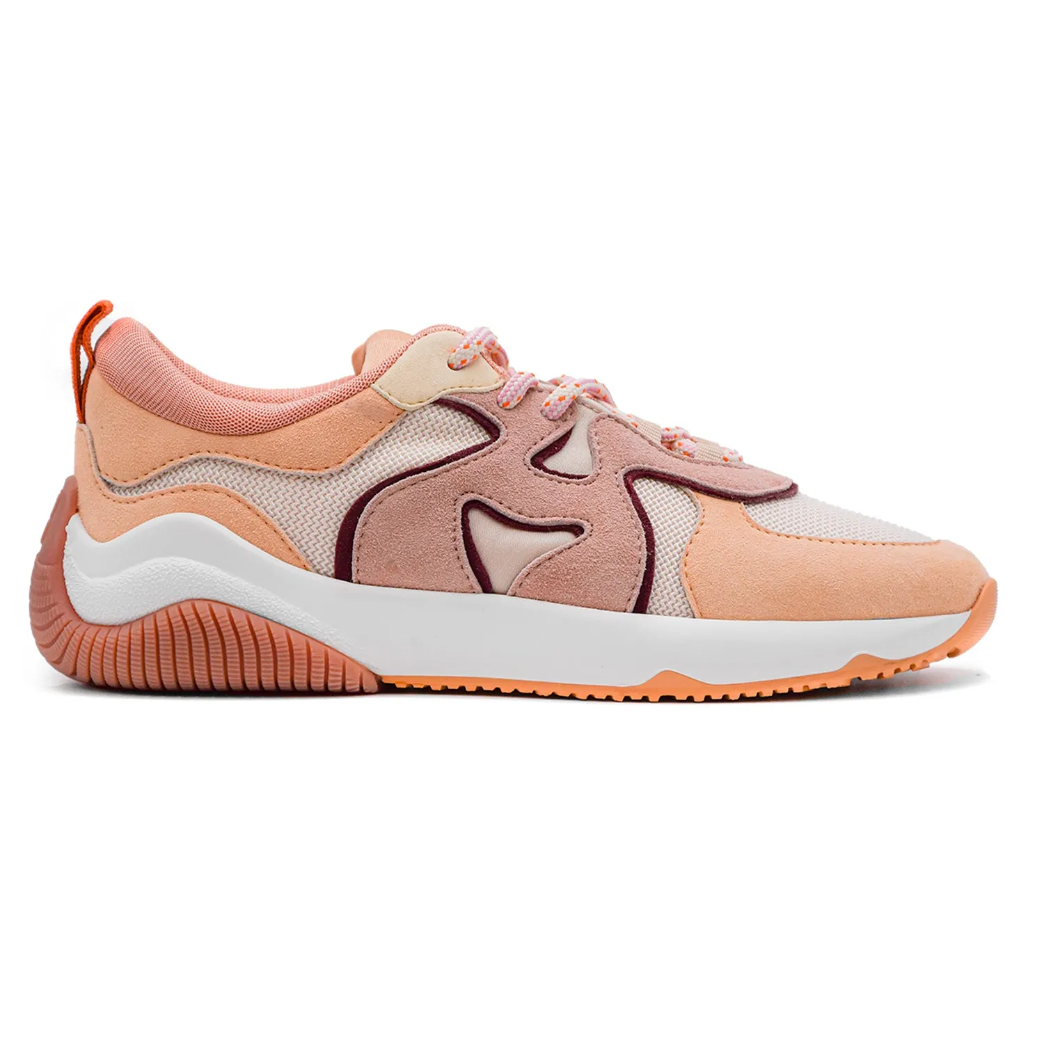 Sneakers Hogan H597 Donna Beige E Soletta Memory Foam Estraibile