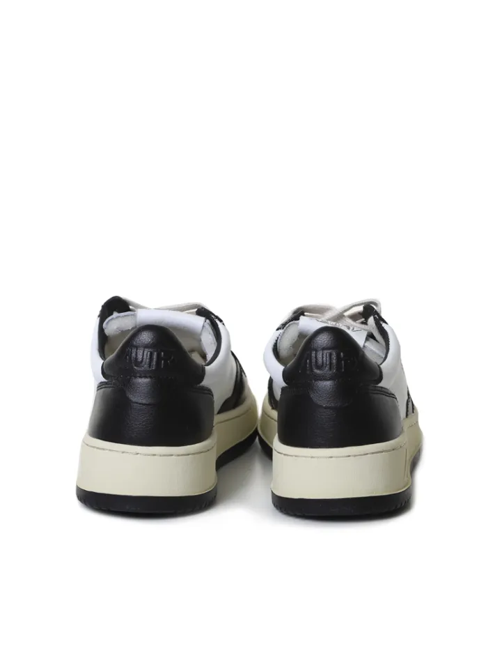 SNEAKERS MEDIALIST LOW BICOLOR IN PELLE BIANCA E NERA