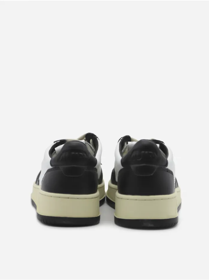 SNEAKERS MEDIALIST LOW BICOLOR IN PELLE BIANCA E NERA