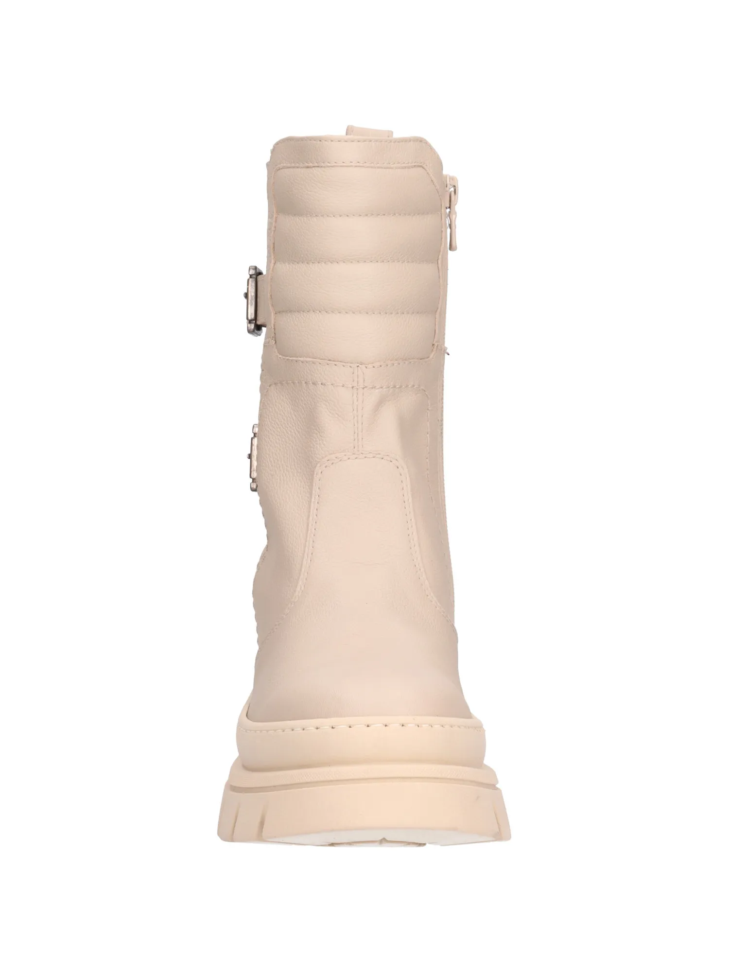 Stivaletto platform Nero Giardini da donna beige