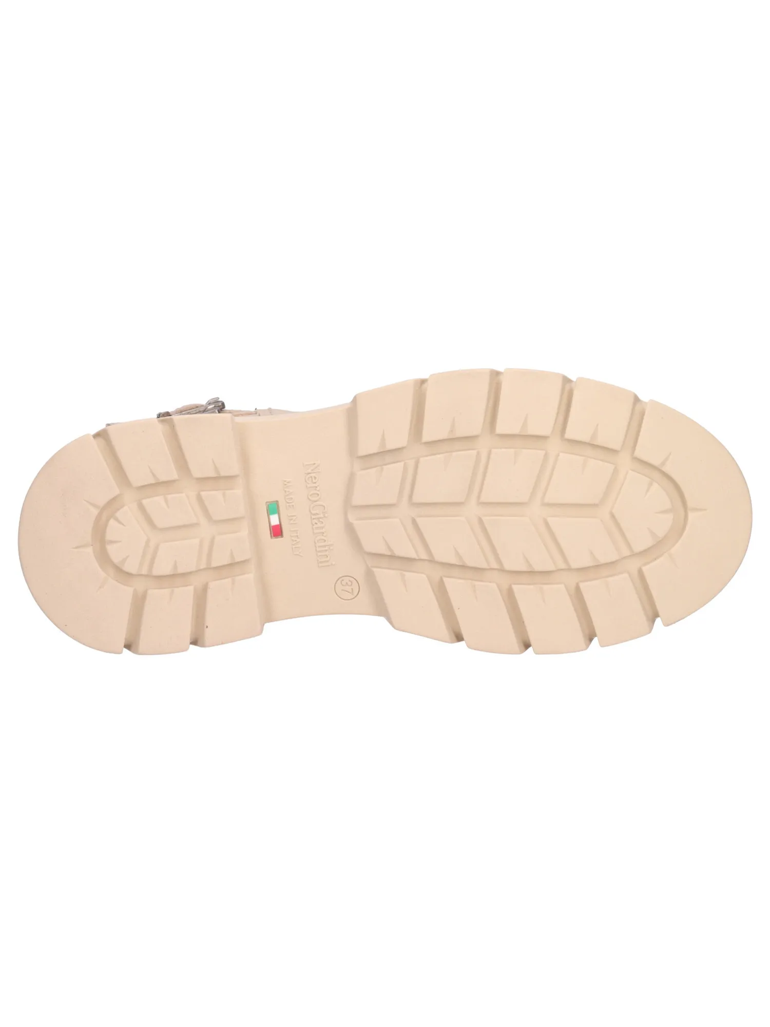 Stivaletto platform Nero Giardini da donna beige