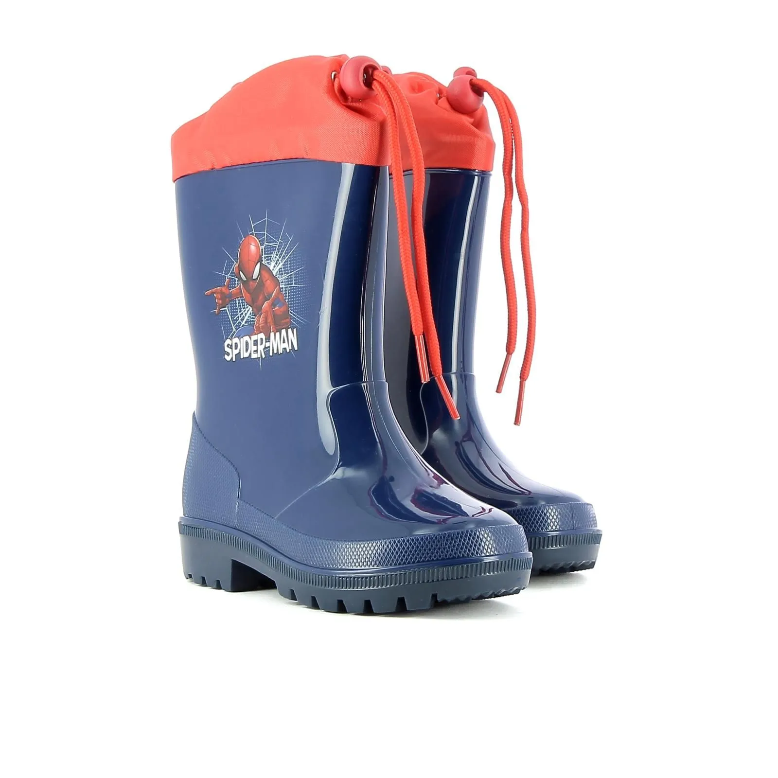 Stivali blu da pioggia in gomma Spiderman