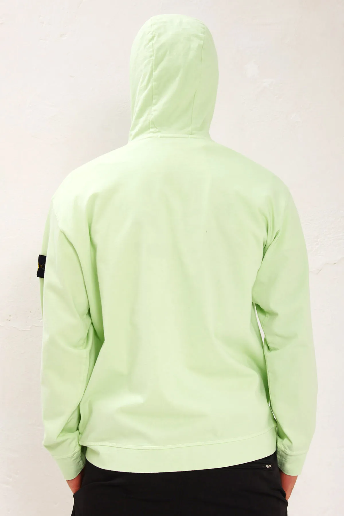 STONE ISLAND Felpa full zip con cappuccio