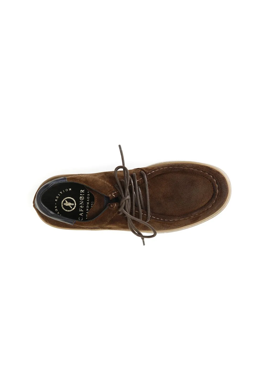 stringate maschili casual con bordo vaschetta in pelle scamosciata
