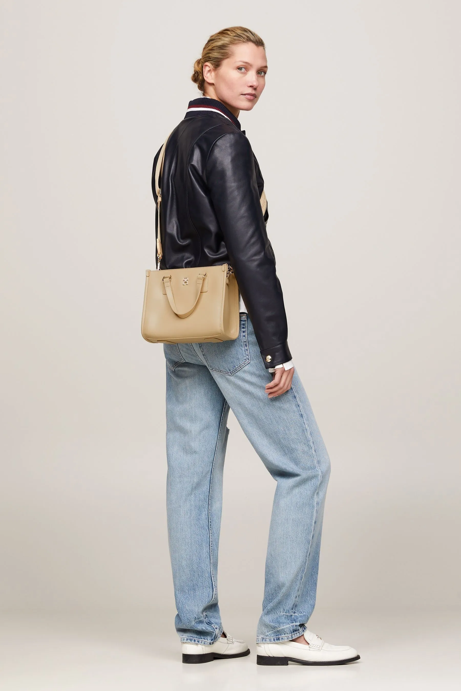 Tommy Hilfiger - Borsa tote piccola con monotipo    