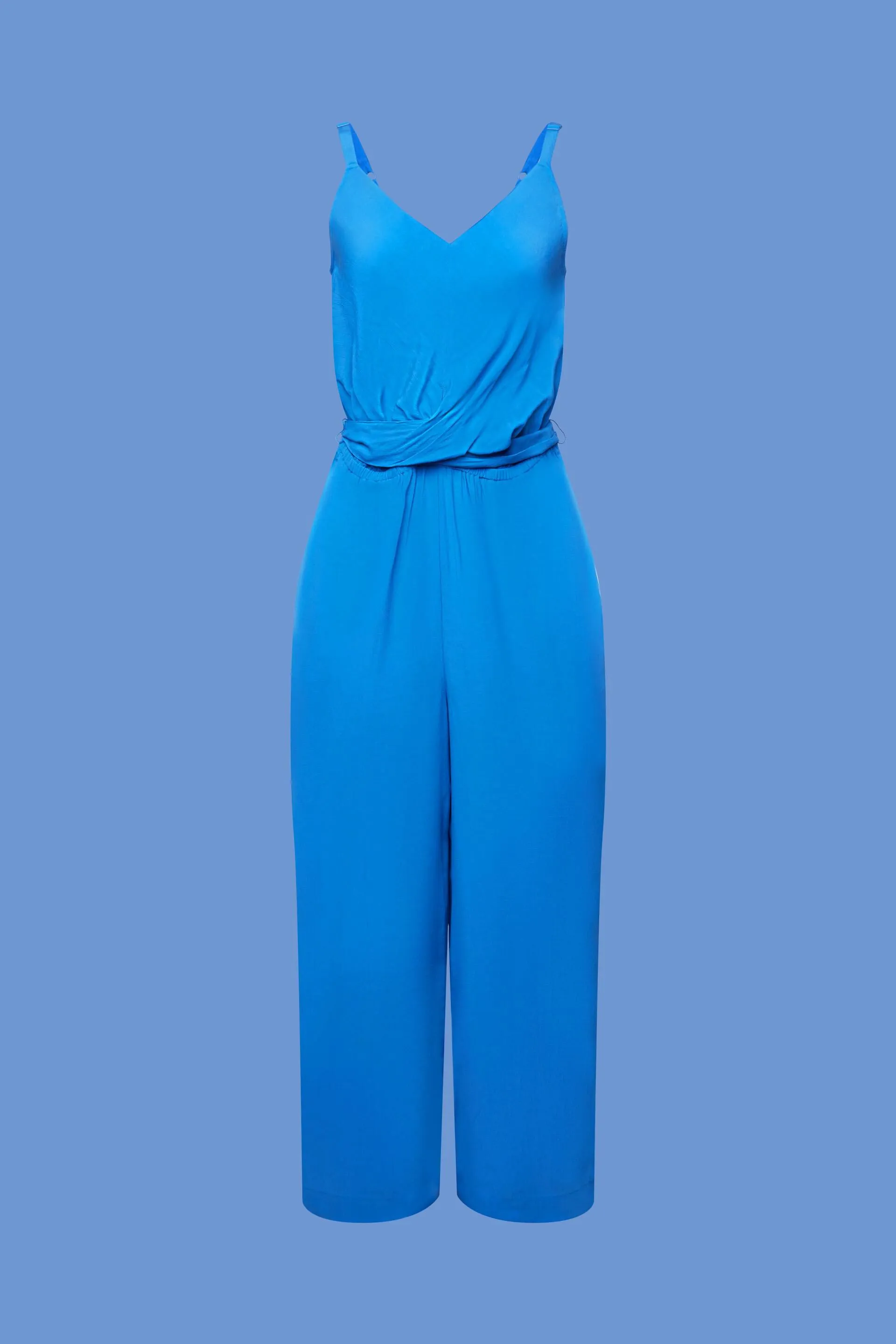 Tuta senza cropped con scollo a V
