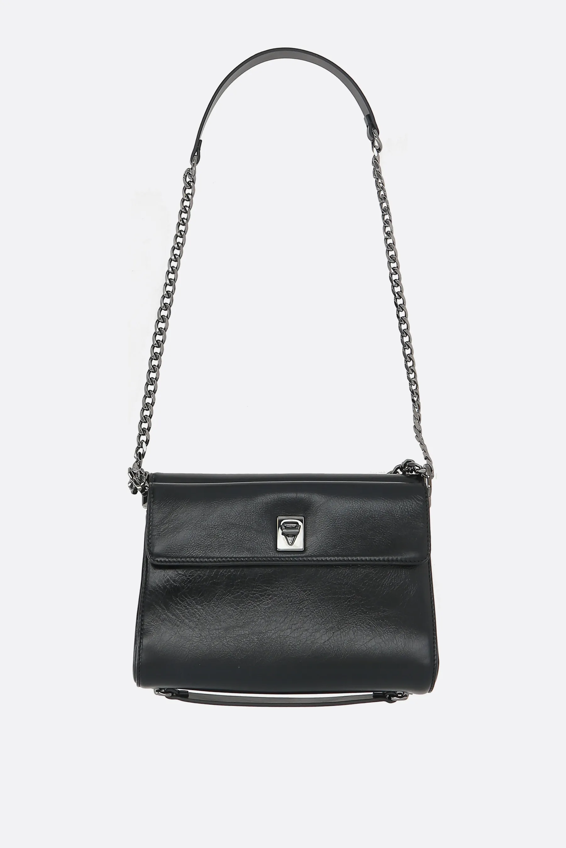  VALENTINO GARAVANI borsa a spalla VLogo Signature media in pelle lucida 