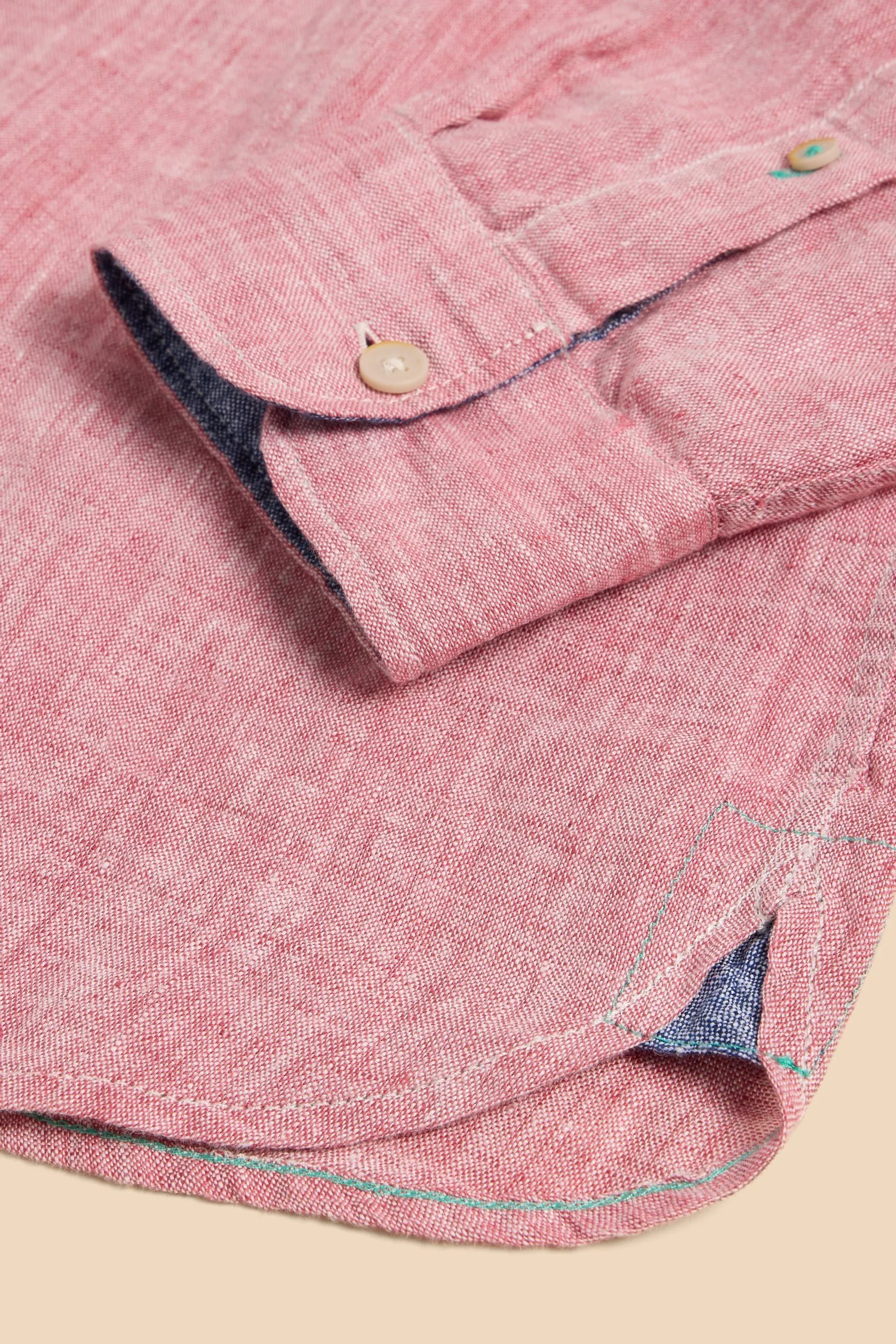White Stuff Pembroke - Camicia in Manica lunga di lino