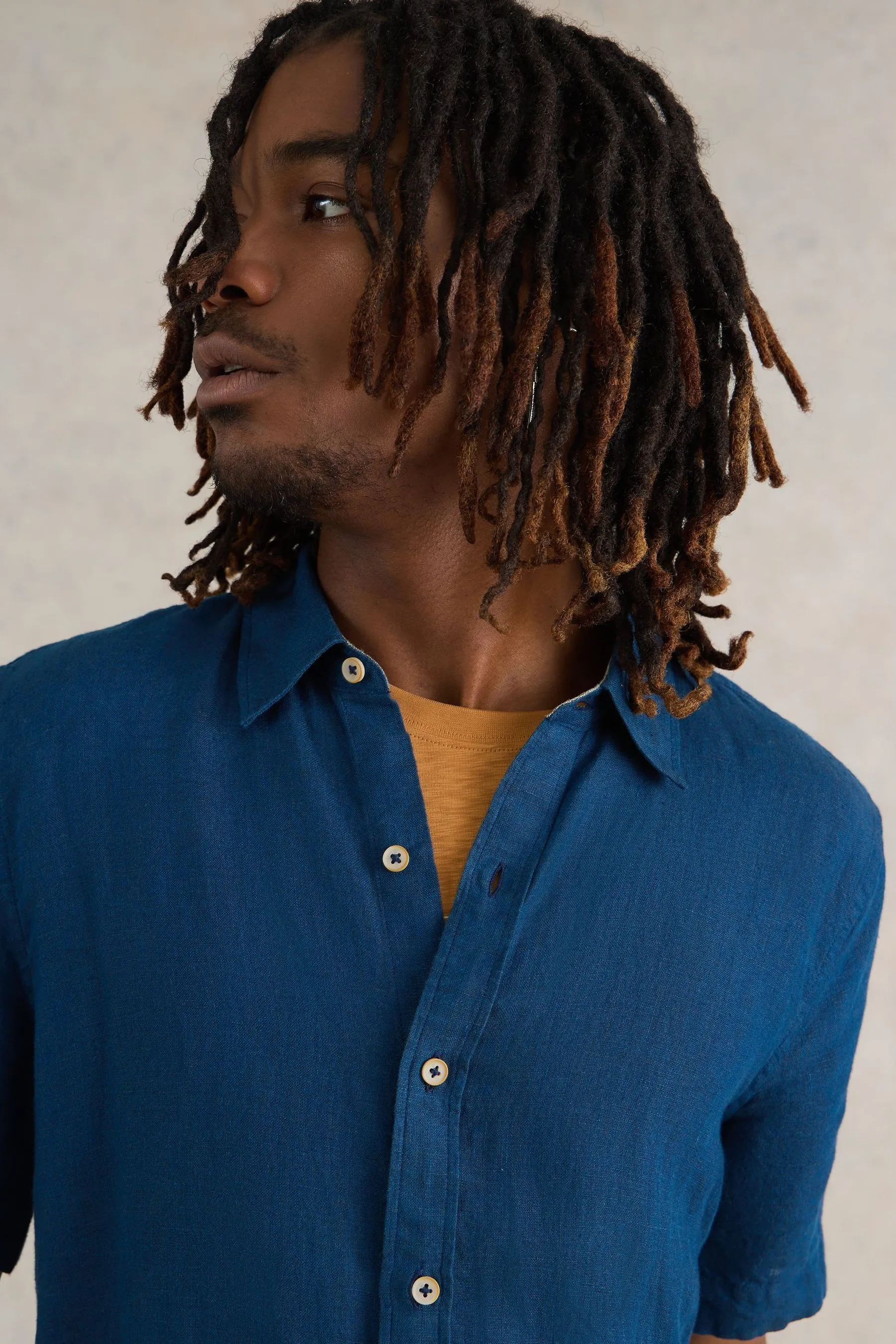 White Stuff Pembroke - Camicia Manica corta in lino
