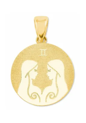 ZODIAC SIGN GEMINI ZWILLINGE - Ciondolo